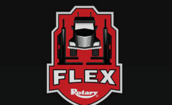Rotary lift FLEX logo